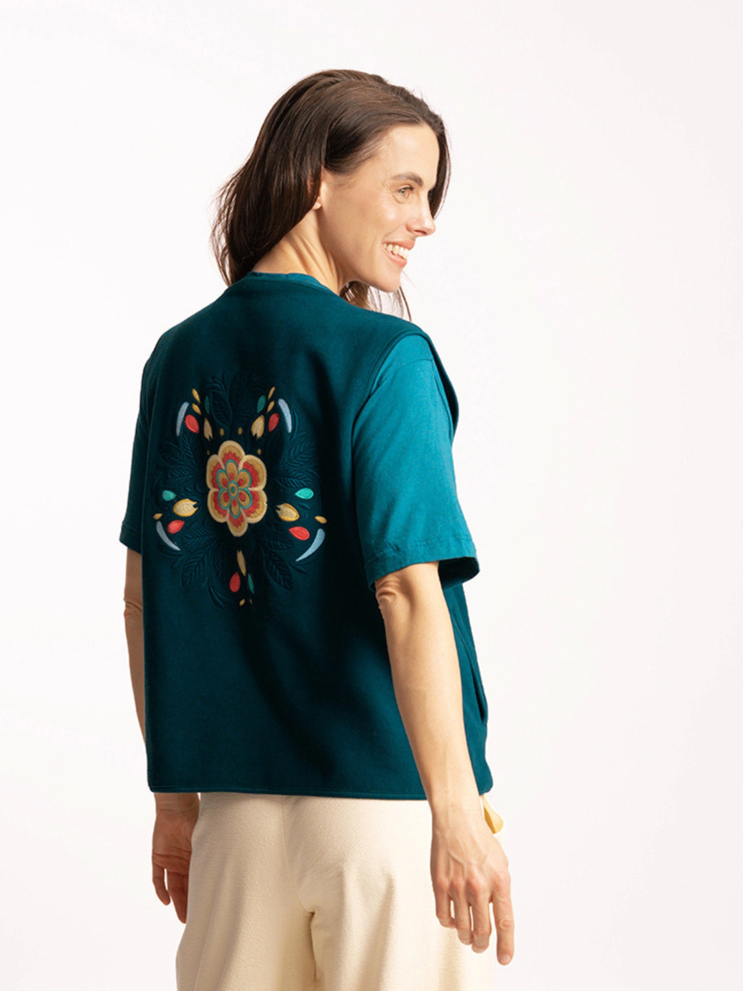 Baumwollfleeceweste Gaia