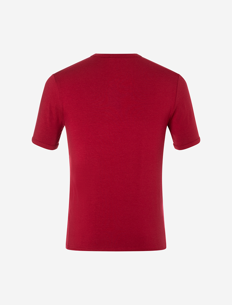 Bambus men T-Shirt bordeaux