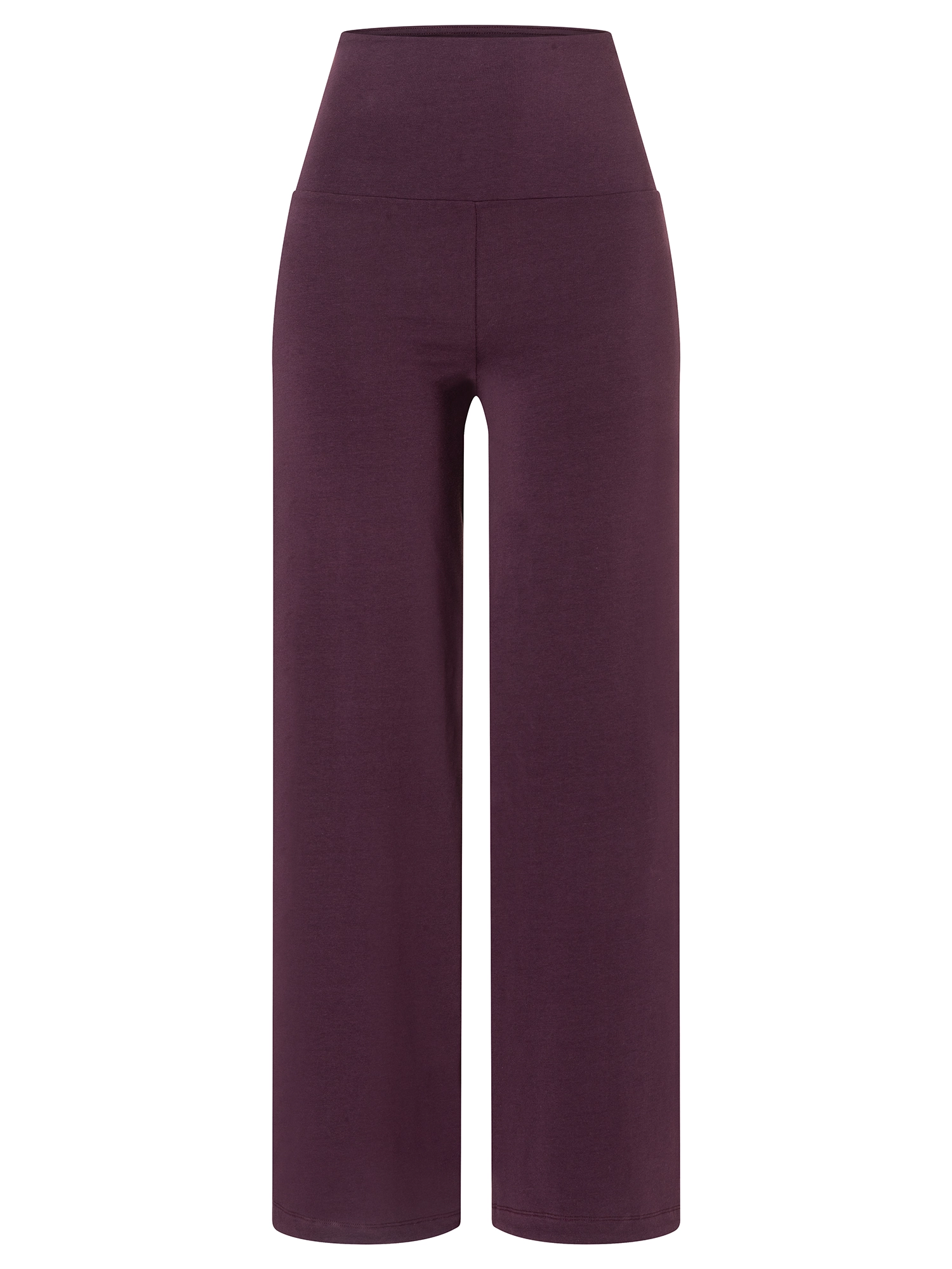 XS - Hose weites Bein Calana - aubergine