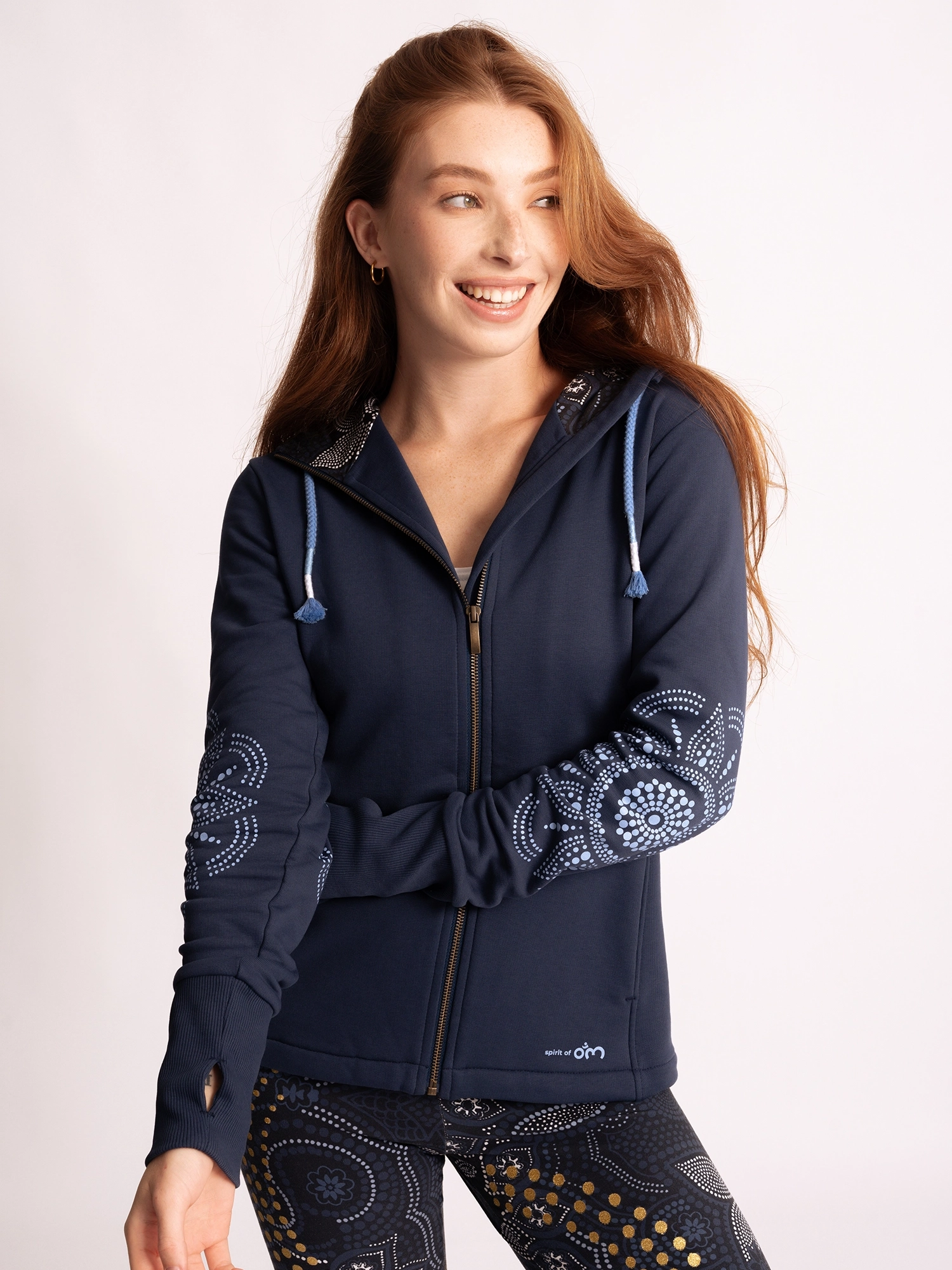 XXL - Sweatjacke Maui Nava - tiefblau