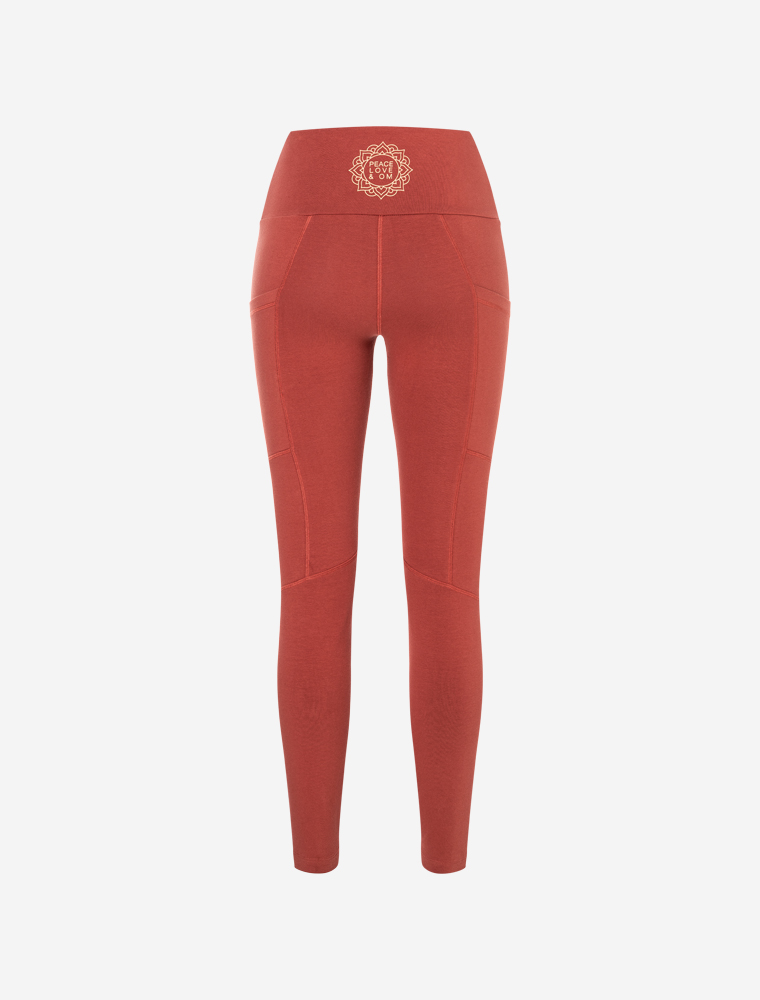 L - Leggings Yoga and Run - erdrot