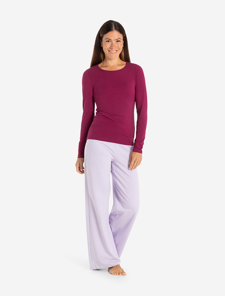 Langarm Shirt Mabu Chakra berry