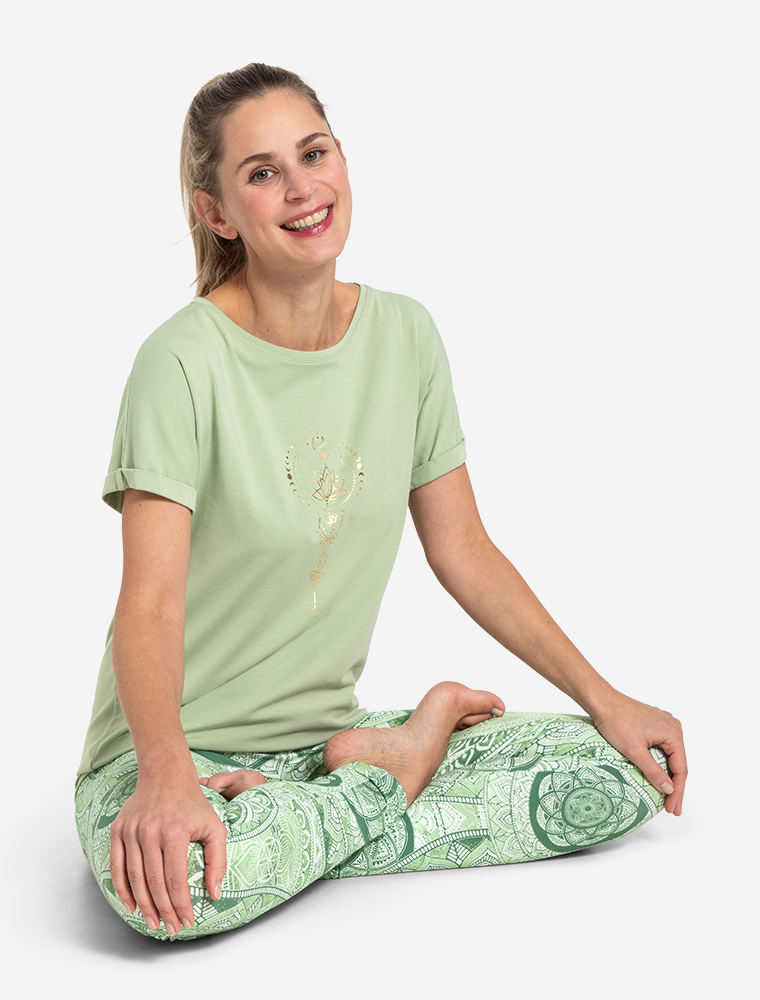 S - Shirt Eka Padma - matcha
