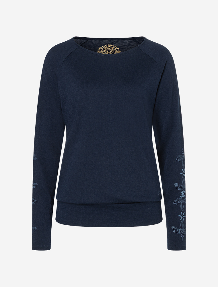 S - Longsleeve Priya - indiblau