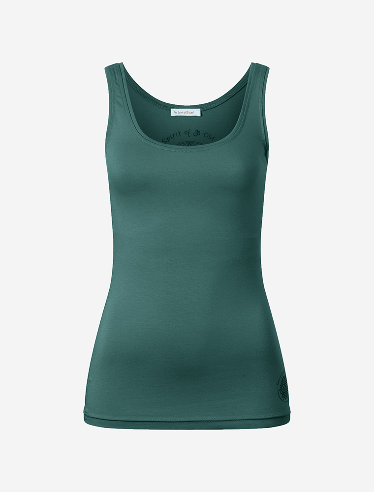 M - Tanktop Satti - smaragd