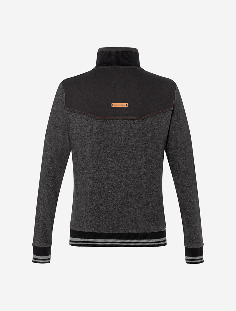 men Sweatjacke schwarz