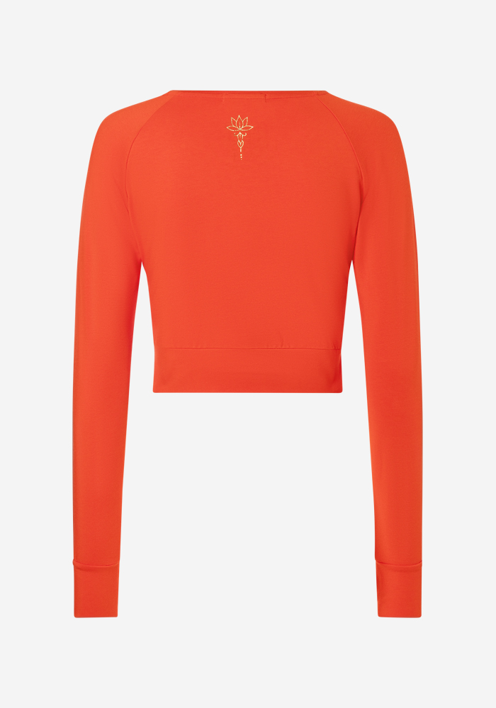 XL - Crop Shirt langarm Jathara - harissa