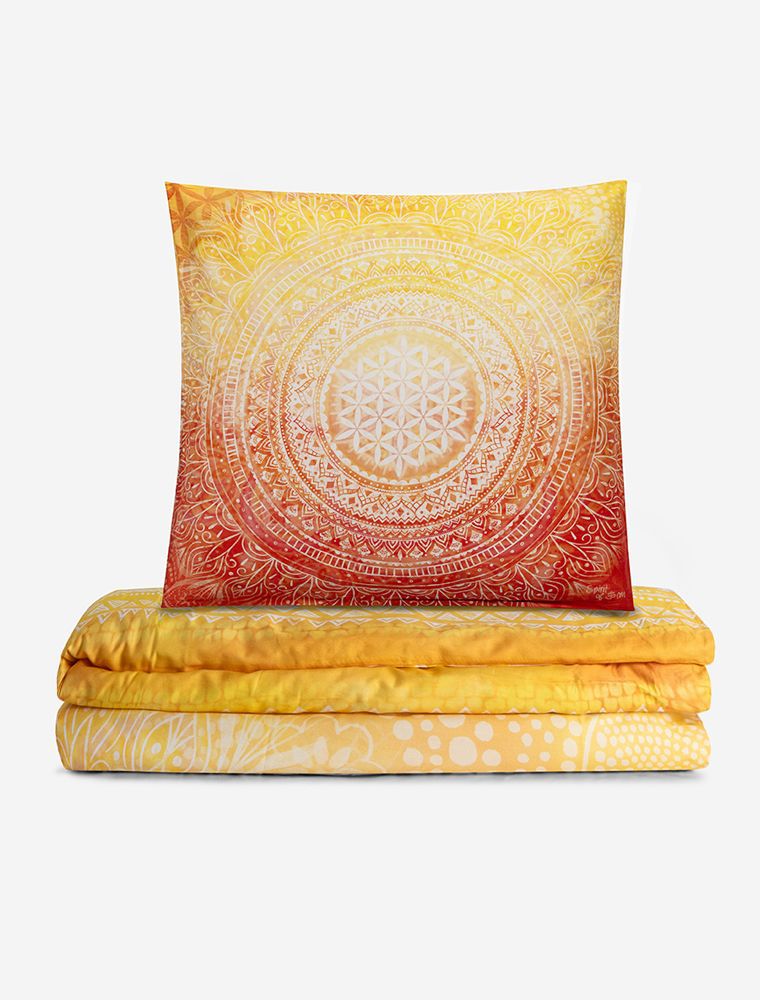 Bettwäsche Sunrise orange/gelb