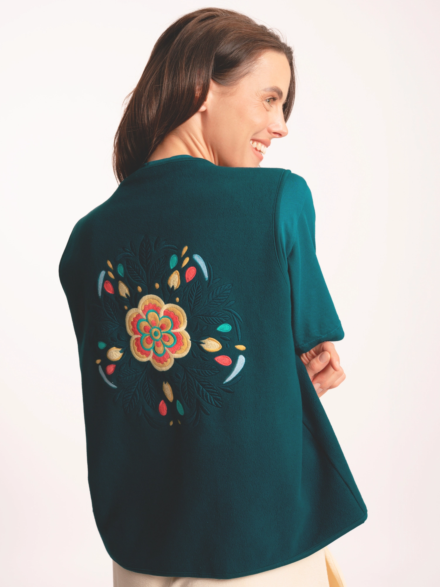 Baumwollfleeceweste Gaia