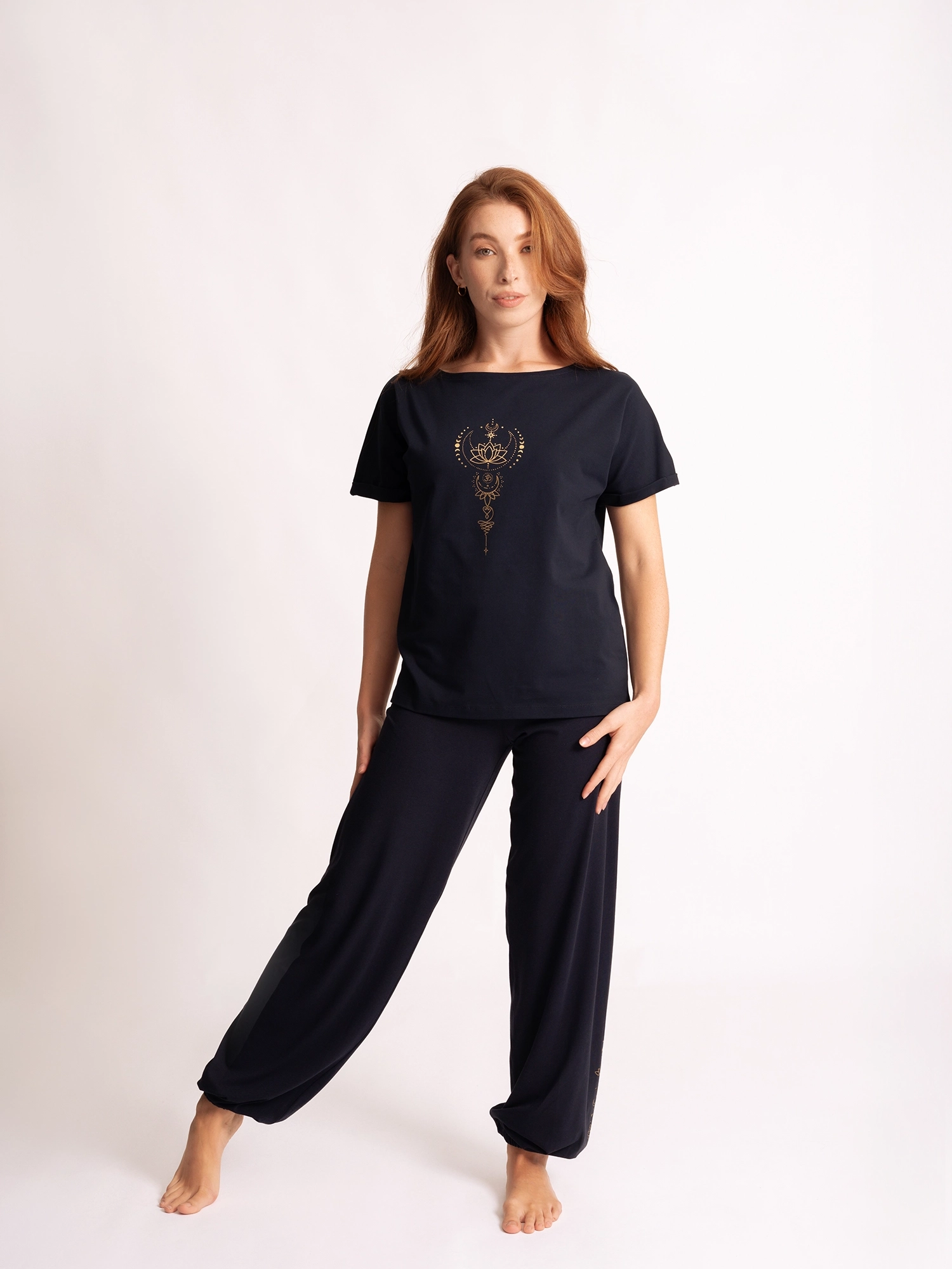 XS - Yoga  Hose Bali - tiefblau