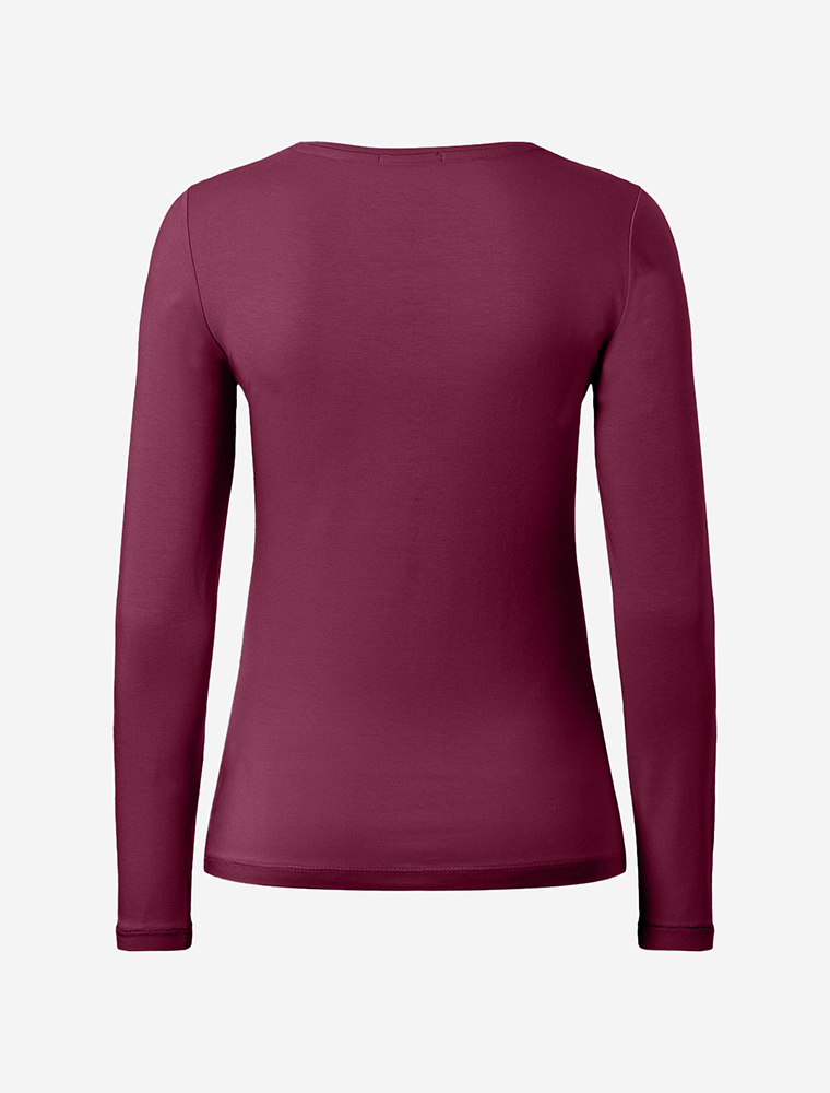 S - Langarm Shirt Mabu Chakra - berry