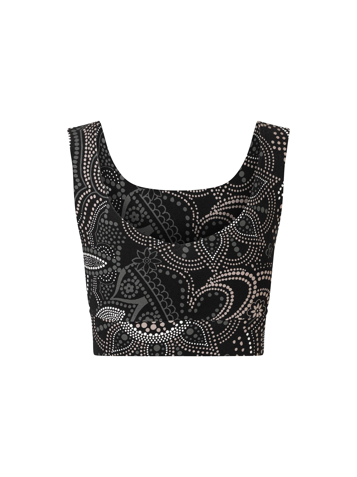 M - Yoga Bra Hatha Maui - schwarz-natur