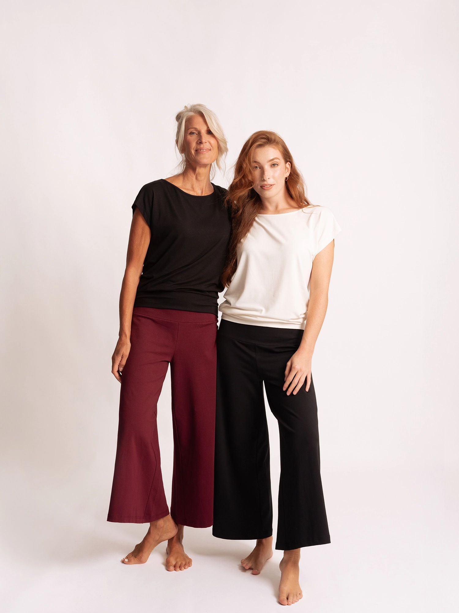 XS - Hose Culotte Devi - tiefrot