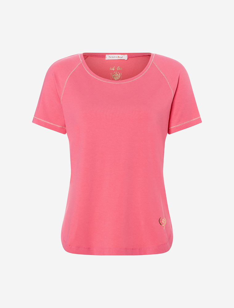 XS - Raglan Shirt OM Herz - peach