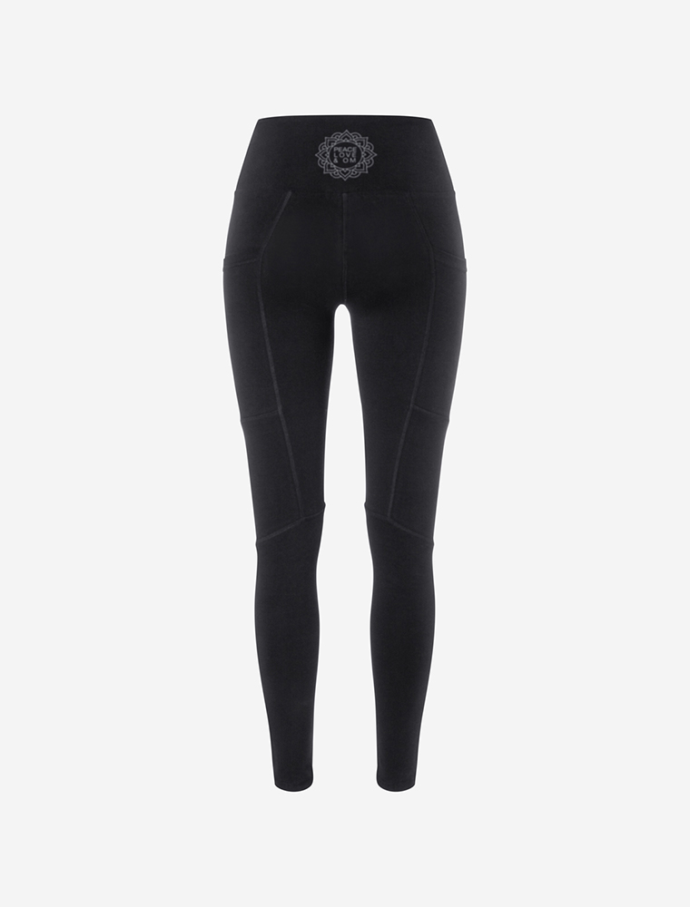 XS - Leggings Yoga and Run - schwarz