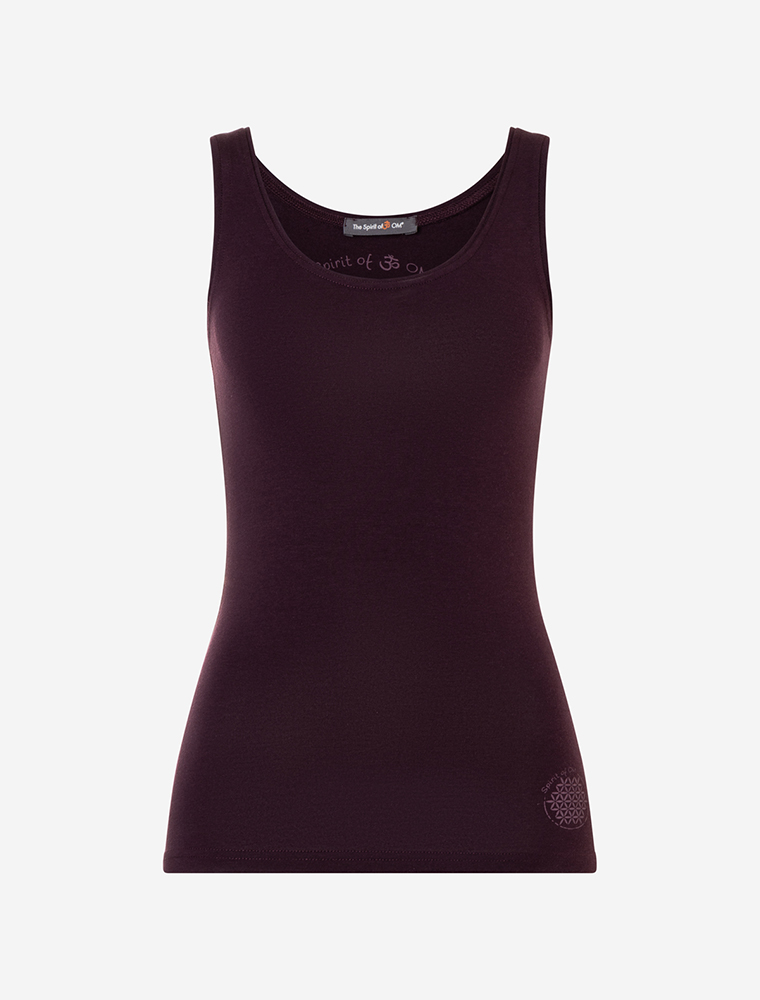XS - Tanktop Satti - aubergine