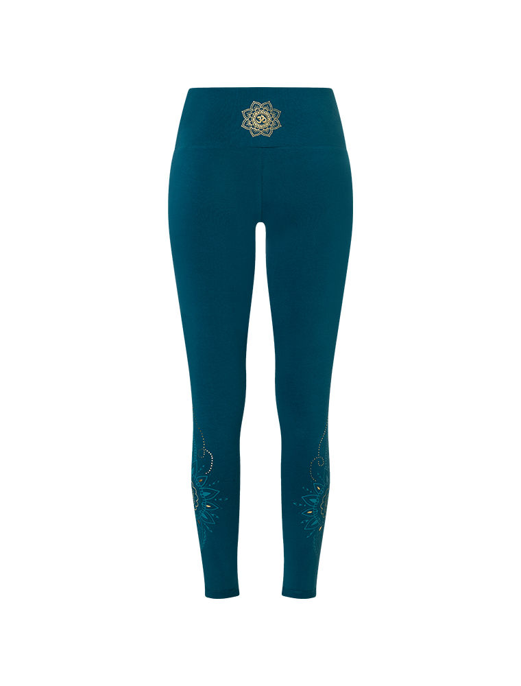 L - Yoga Leggings Nidhi - nachtpetrol