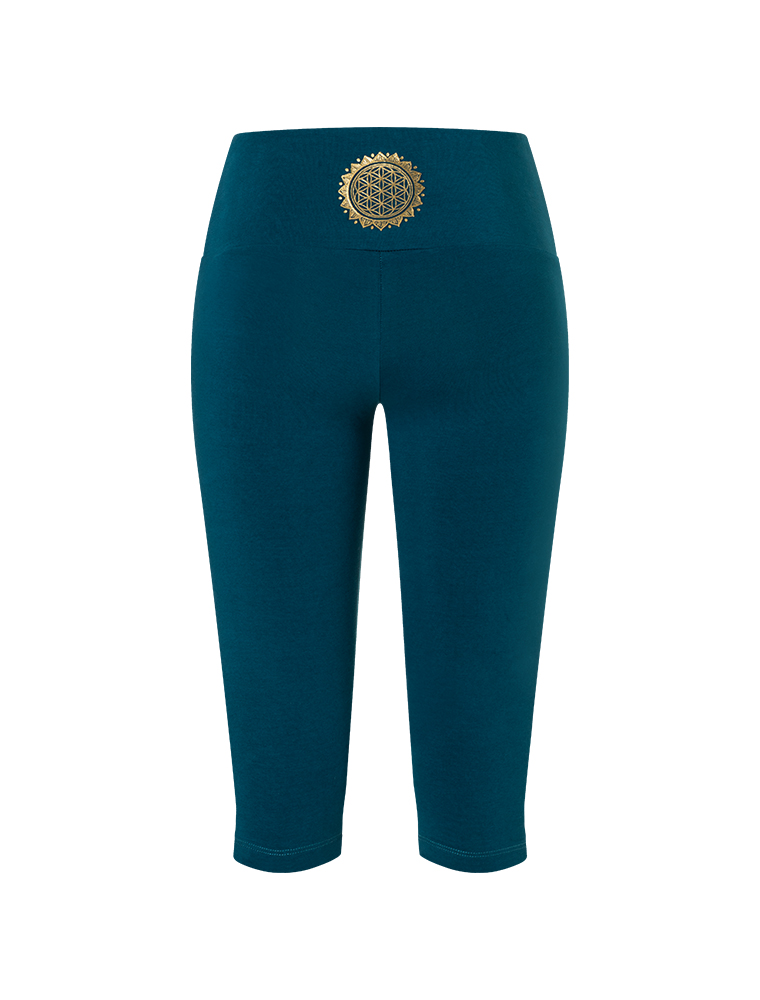 XS - Yoga Leggings Capri Vana - nachtpetrol