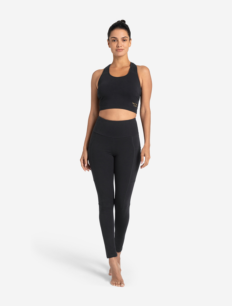 XS - Leggings Yoga and Run - schwarz