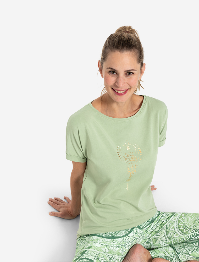 S - Shirt Eka Padma - matcha
