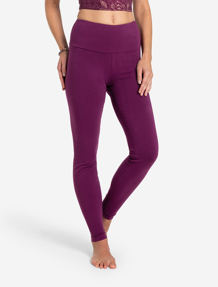 XL - Yoga Leggings Basic Satya - viola