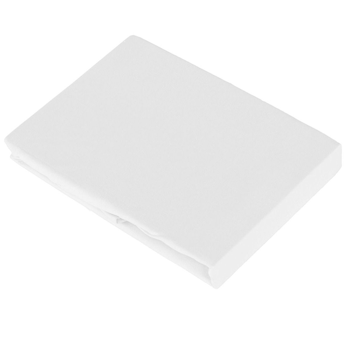 90/100 x 200 cm - Spannbetttuch  - weiß