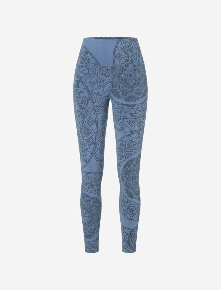 L - Yoga Leggings Guna - enzianblau