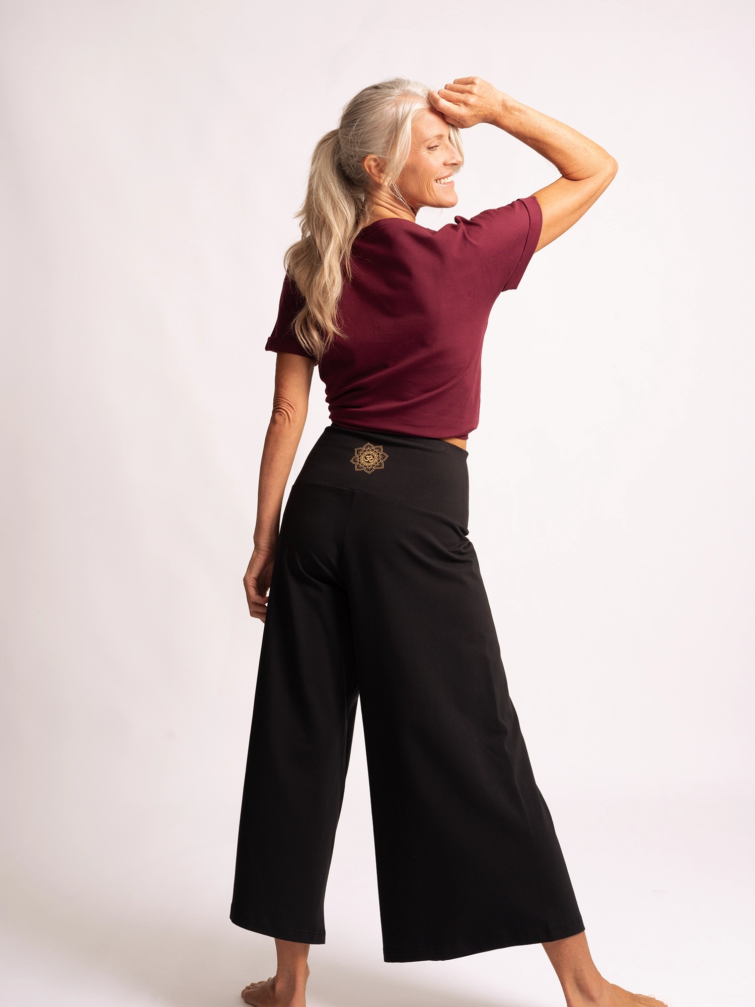 S - Hose Culotte Devi - vintage schwarz