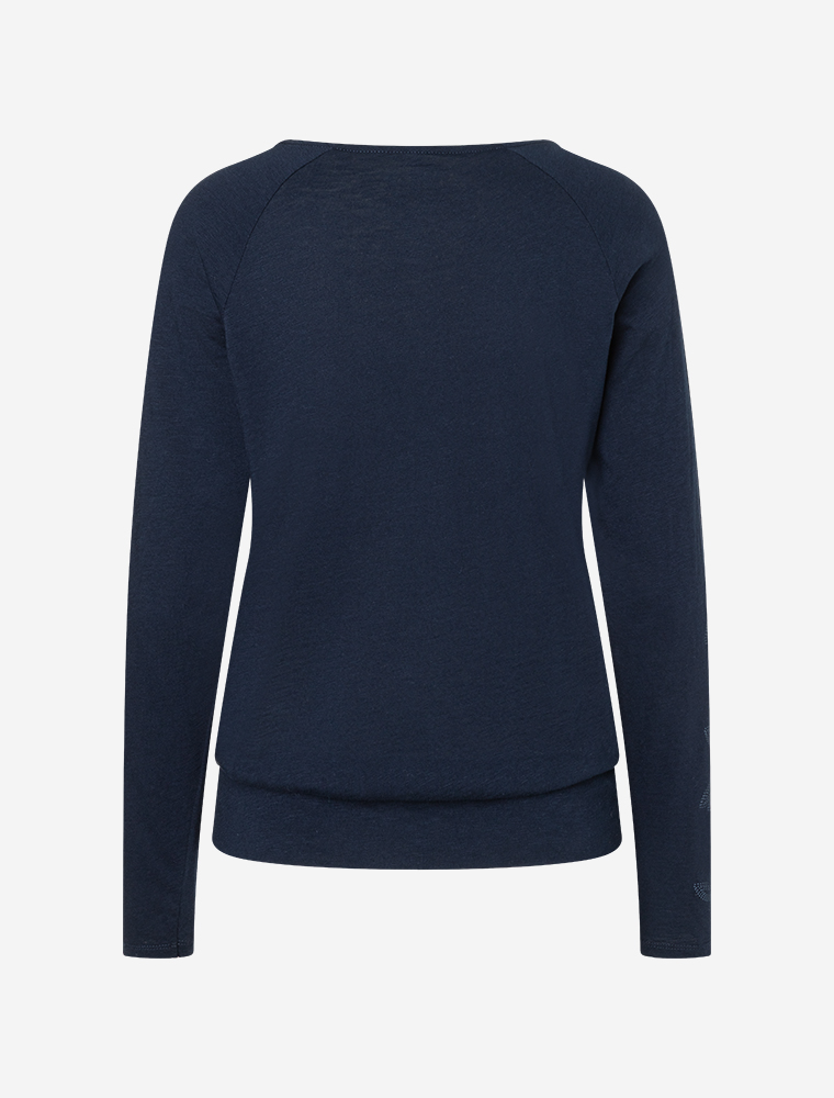 S - Longsleeve Priya - indiblau