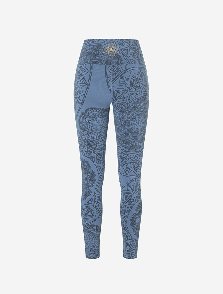 L - Yoga Leggings Guna - enzianblau