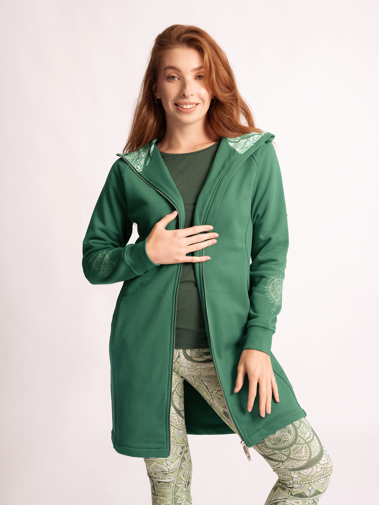 XS - Longjacke Karuna Bala - waldgrün