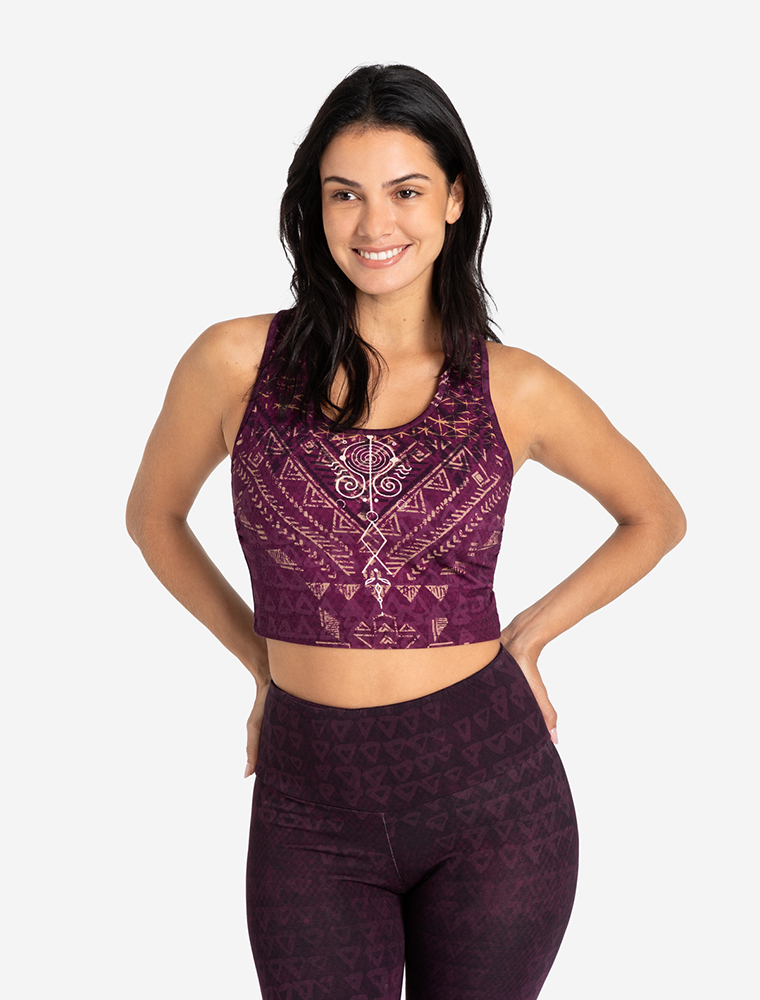 Yoga Bra Buddhi aubergine