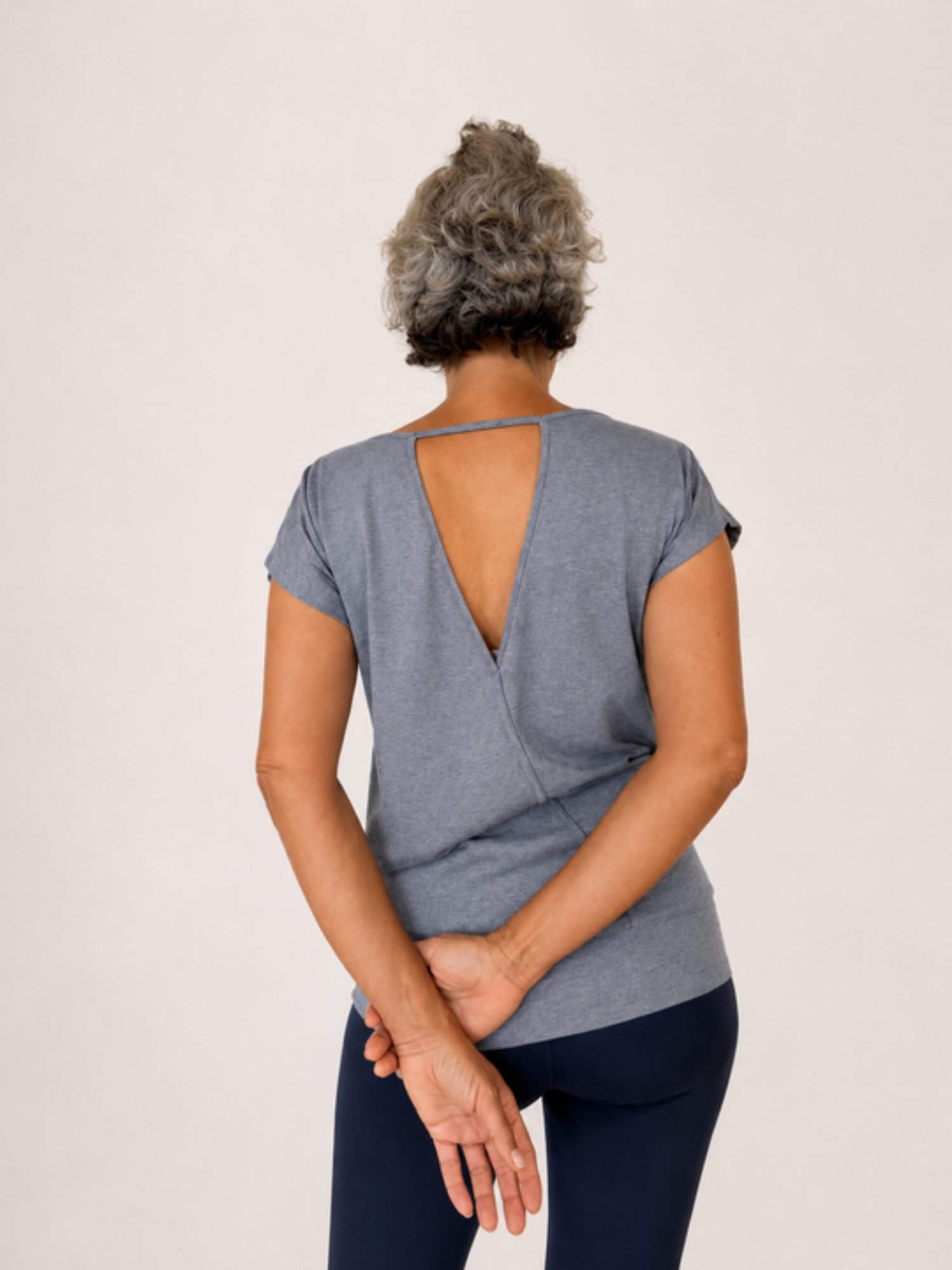 M - Shirt Jangama - blau melange