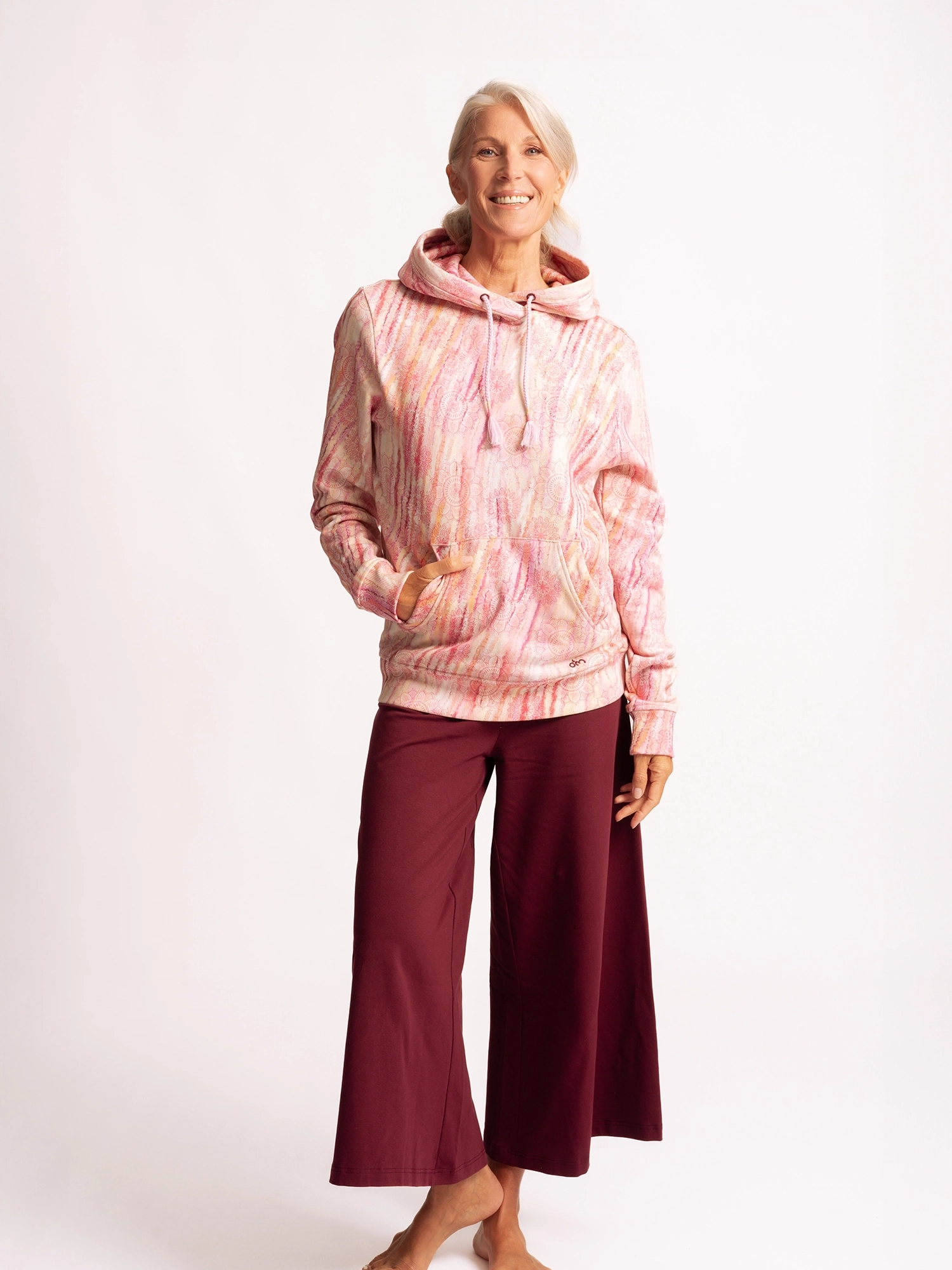 XL - Hose Culotte Devi - tiefrot