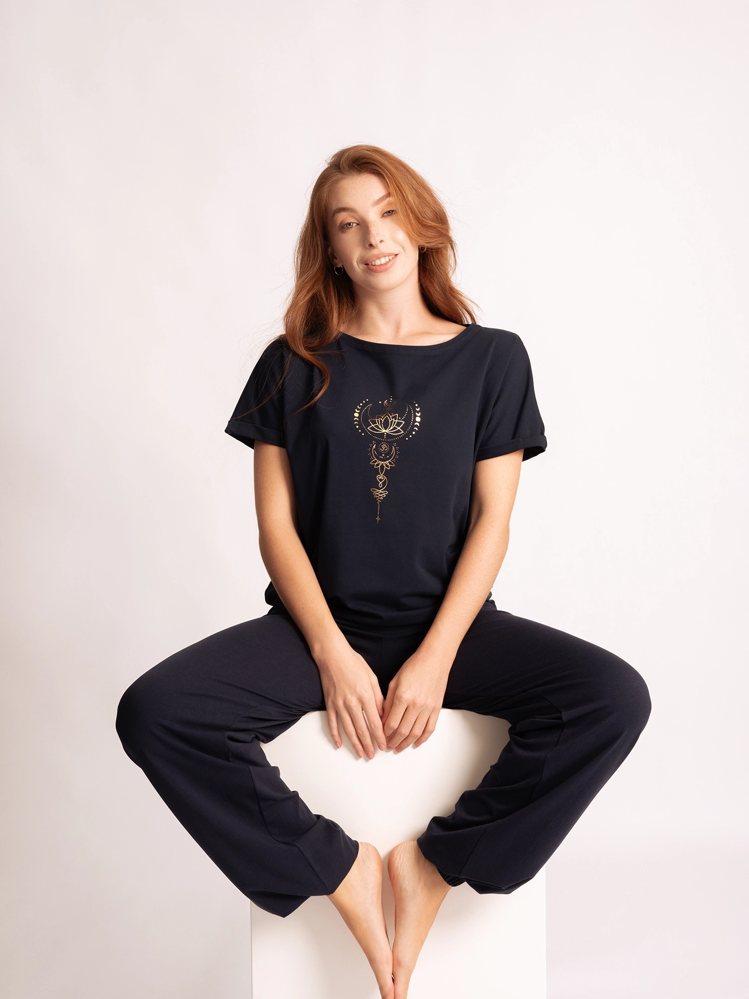 XS - Yoga  Hose Bali - tiefblau