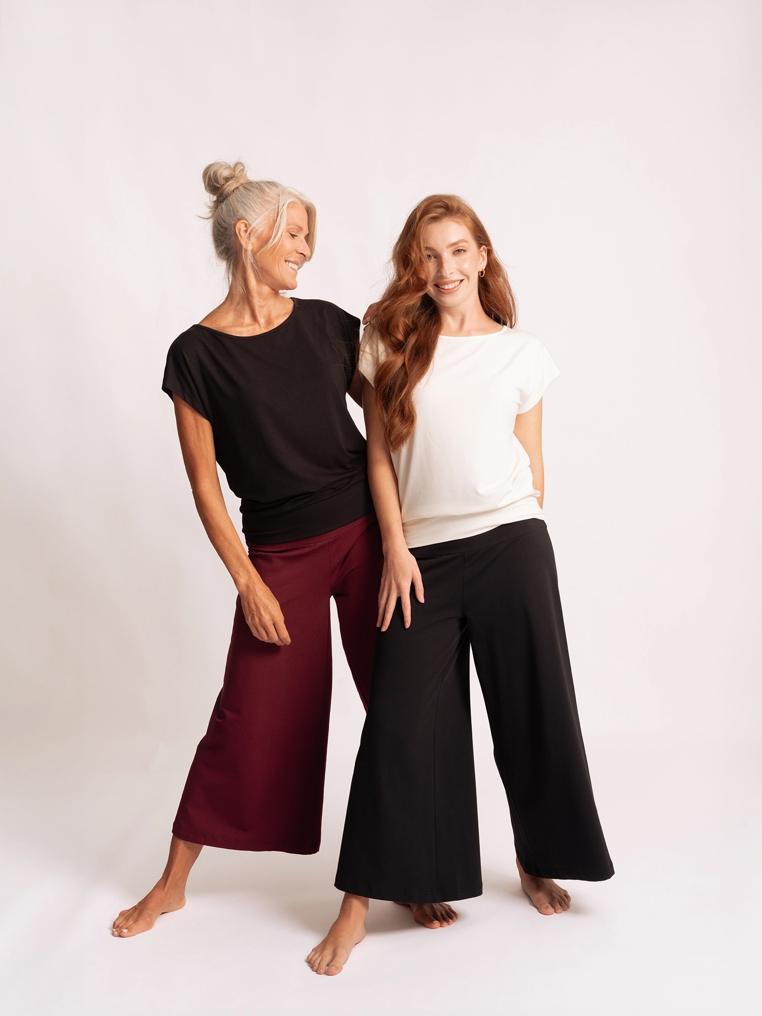 XL - Hose Culotte Devi - morgentaugrün