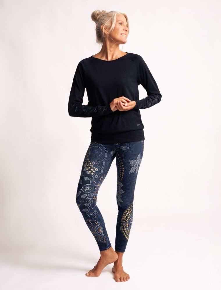 S - Longsleeve Priya - indiblau