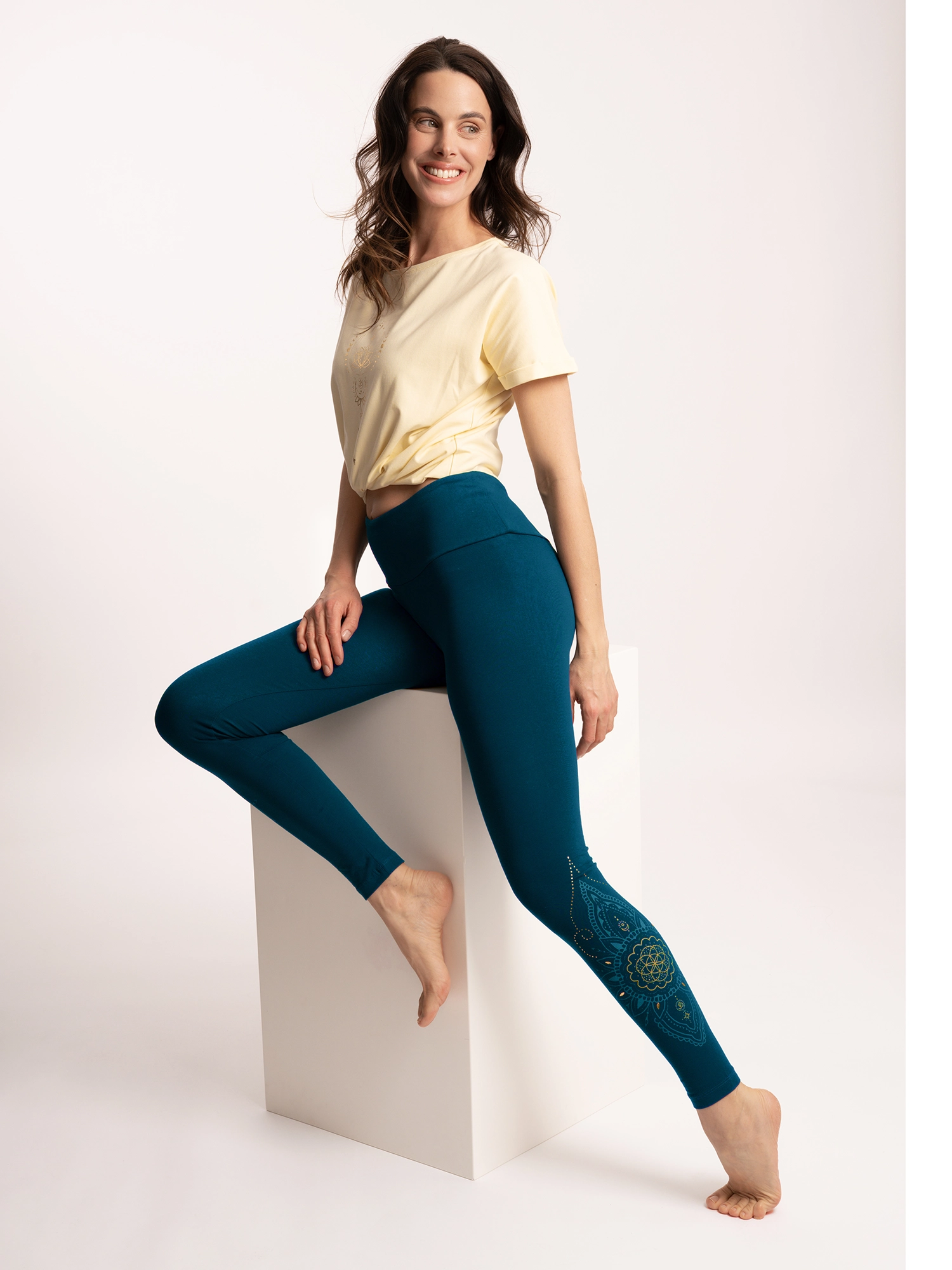 XXL - Yoga Leggings Nidhi - nachtpetrol