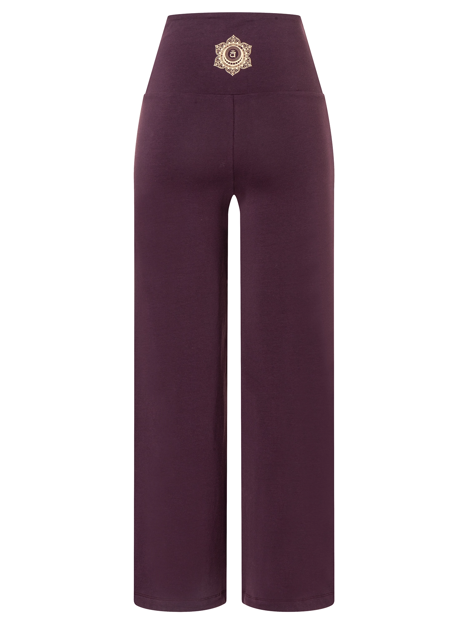 XS - Hose weites Bein Calana - aubergine