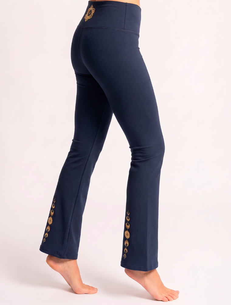 L - Yoga Hose Vipra - tiefblau