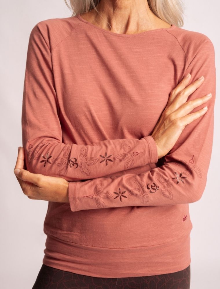 M - Longsleeve Priya - perlrosa