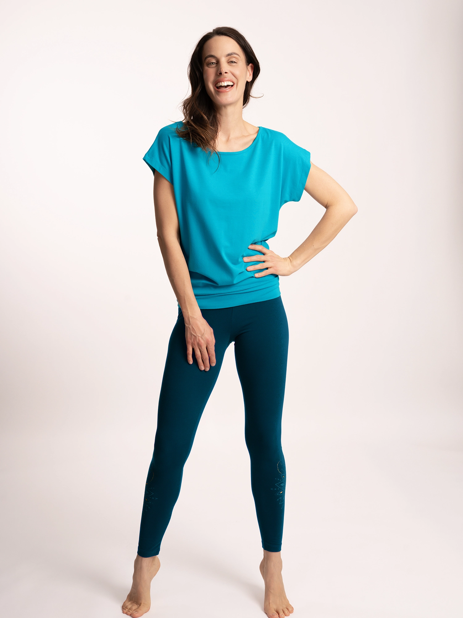 XXL - Yoga Leggings Nidhi - nachtpetrol