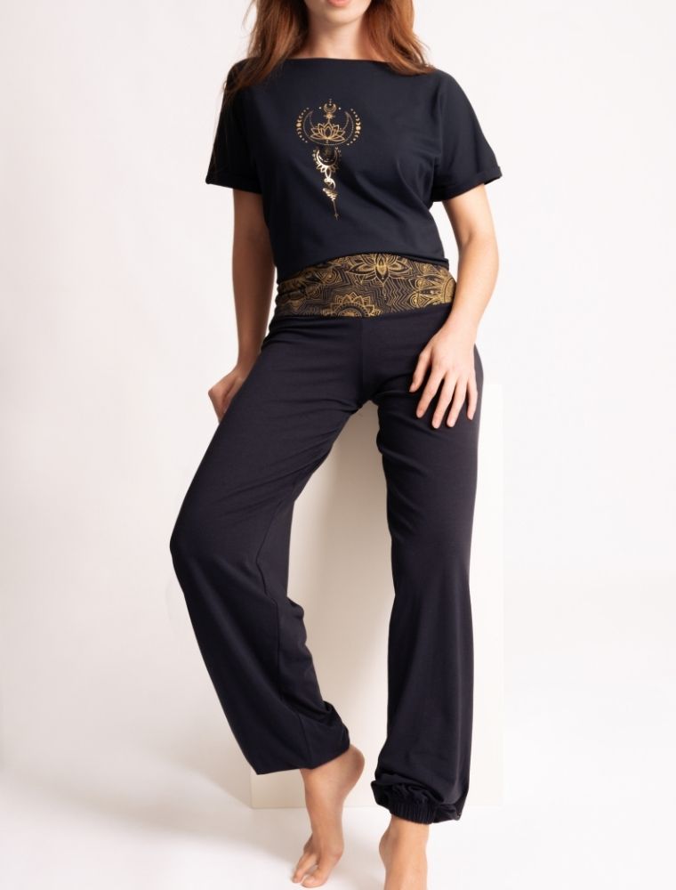 XS - Shirt Eka Padma - tiefblau