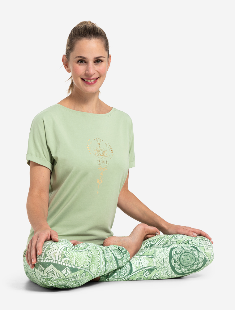 L - Shirt Eka Padma - matcha