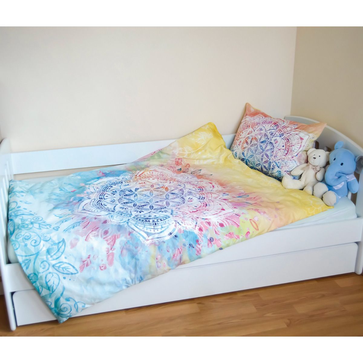 100x135 & 40x60 - Set: Bettbezug + Kissen Beauty Dream Kinder - paradise