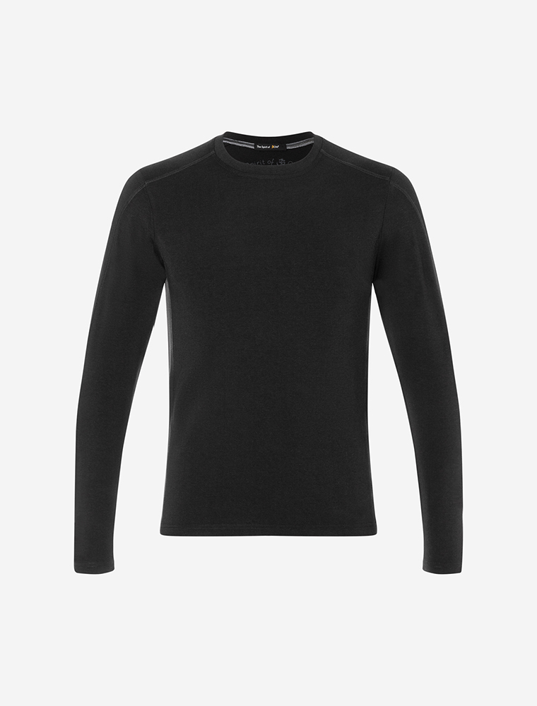 Bambus men Longsleeve schwarz