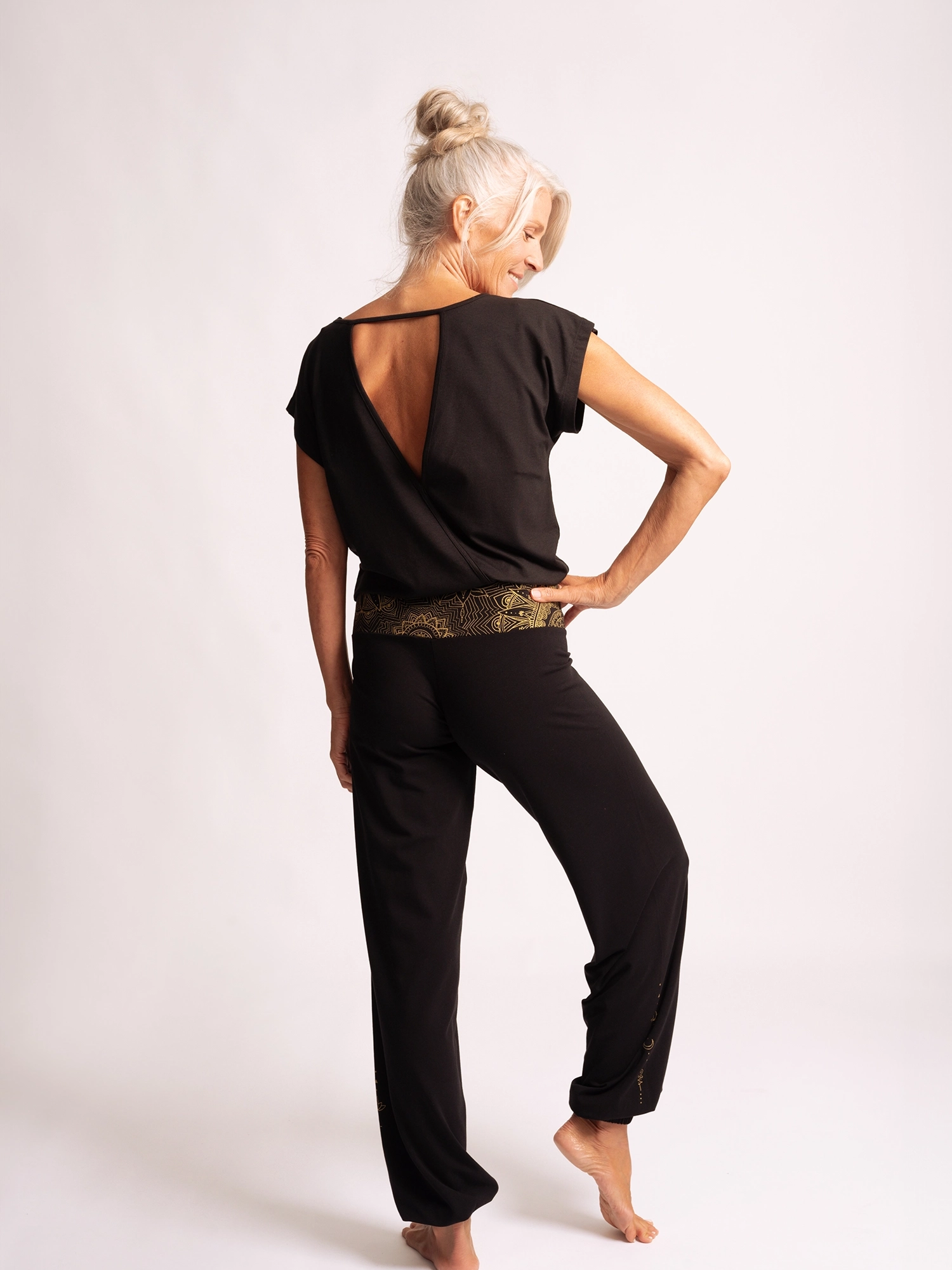 XL - Yoga  Hose Bali - schwarz