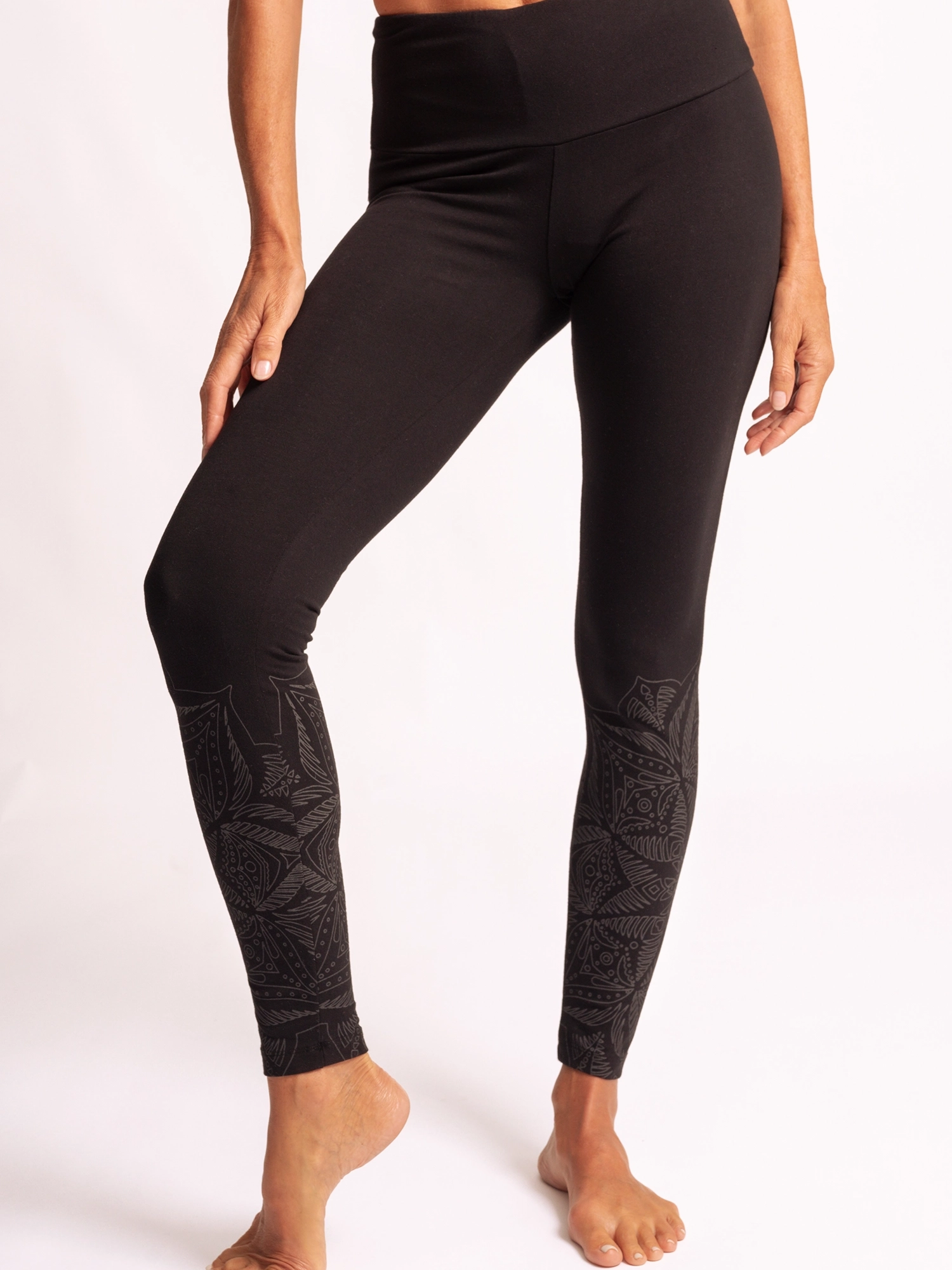 XS - Yoga Leggings Indu - schwarz