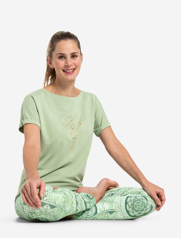 S - Shirt Eka Padma - matcha