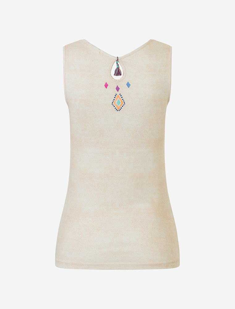 M - Top be happy - natur/bunt